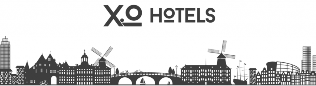 logo van XO-hotels waar PayByLink de betalingen aanzienlijk omhoog heeft geschroefd.